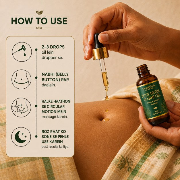 Shuddhiveda Body Detox Ayurvedic Nabhi Oil