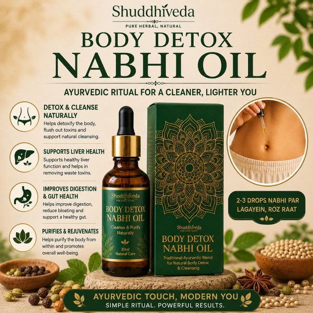 Shuddhiveda Body Detox Ayurvedic Nabhi Oil