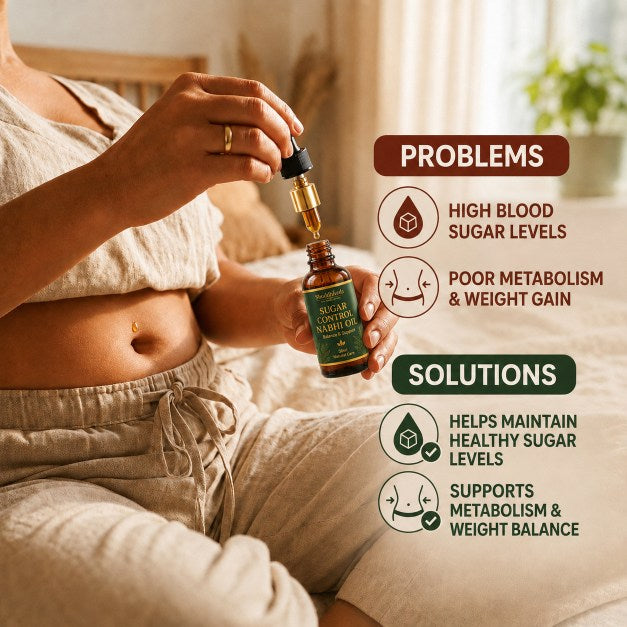Shuddhiveda Ayurvedic Nabhi Oil For Sugar Diabetes Control