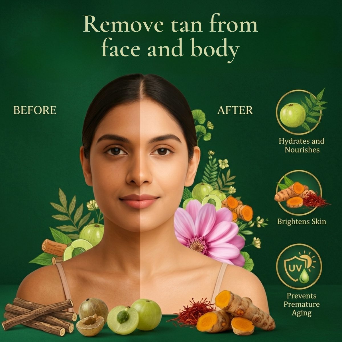 Shuddhiveda Tan Removal Cream