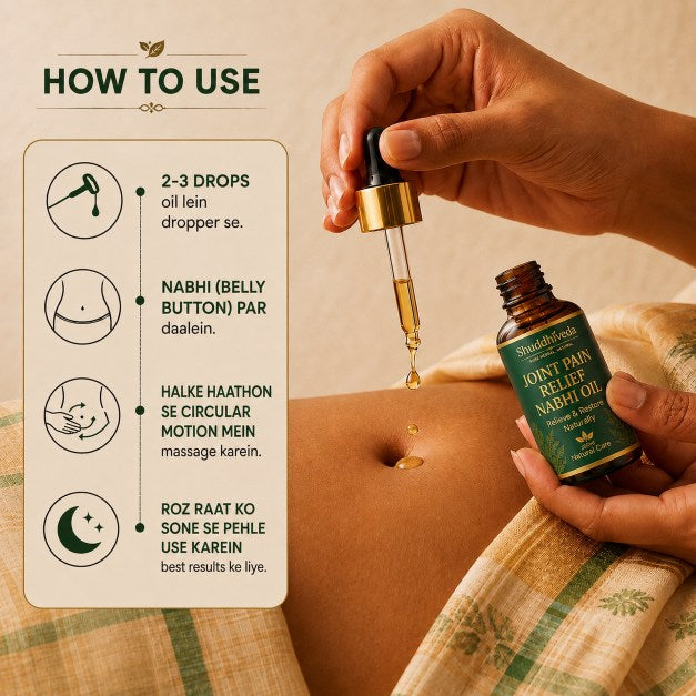 Shuddhiveda Joint Pain Remedy Ayurvedic Nabhi Oil