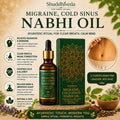 Shuddhiveda Ayurvedic Nabhi Oil for Migraine and Cold Sinus Treatment