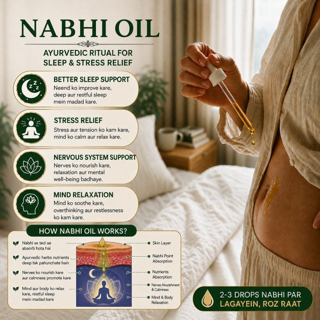 Shuddhiveda Ayurvedic Nabhi Oil for Sleep and Stress Relief