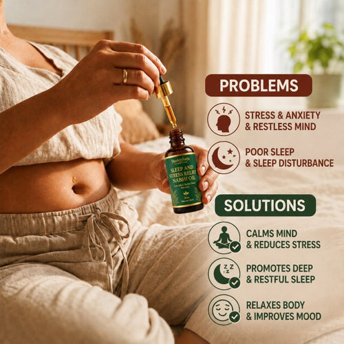 Shuddhiveda Ayurvedic Nabhi Oil for Sleep and Stress Relief